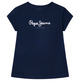 CAMISETA NIÑA  PEPE JEANS HANA GLITTER S/S N