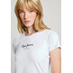 CAMISETA LOGO ESTAMPADO FIT SLIM MUJER PEPE JEANS