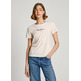 CAMISETA RAYAS LOGO ESTAMPADO MUJER PEPE JEANS