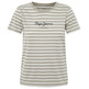 CAMISETA RAYAS LOGO ESTAMPADO MUJER PEPE JEANS