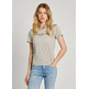 CAMISETA RAYAS LOGO ESTAMPADO MUJER PEPE JEANS