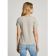 CAMISETA RAYAS LOGO ESTAMPADO MUJER PEPE JEANS