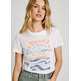 CAMISETA ESTAMPADA FIT CROPPED MUJER PEPE JEANS