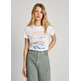 CAMISETA ESTAMPADA FIT CROPPED MUJER PEPE JEANS