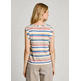 CAMISETA RAYAS MULTICOLOR MUJER PEPE JEANS