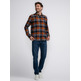 CAMISA HOMBRE  PETROL MEN SHIRT LONG SLEEVE CHECK