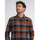 CAMISA HOMBRE  PETROL MEN SHIRT LONG SLEEVE CHECK