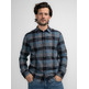 CAMISA HOMBRE  PETROL MEN SHIRT LONG SLEEVE CHECK