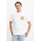 CAMISETA HOMBRE CALVIN KLEIN ESTAMPADO EN PECHO FIT HOLGADO