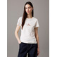 CAMISETA MUJER CALVIN KLEIN CON MONOGRAMA FIT SLIM