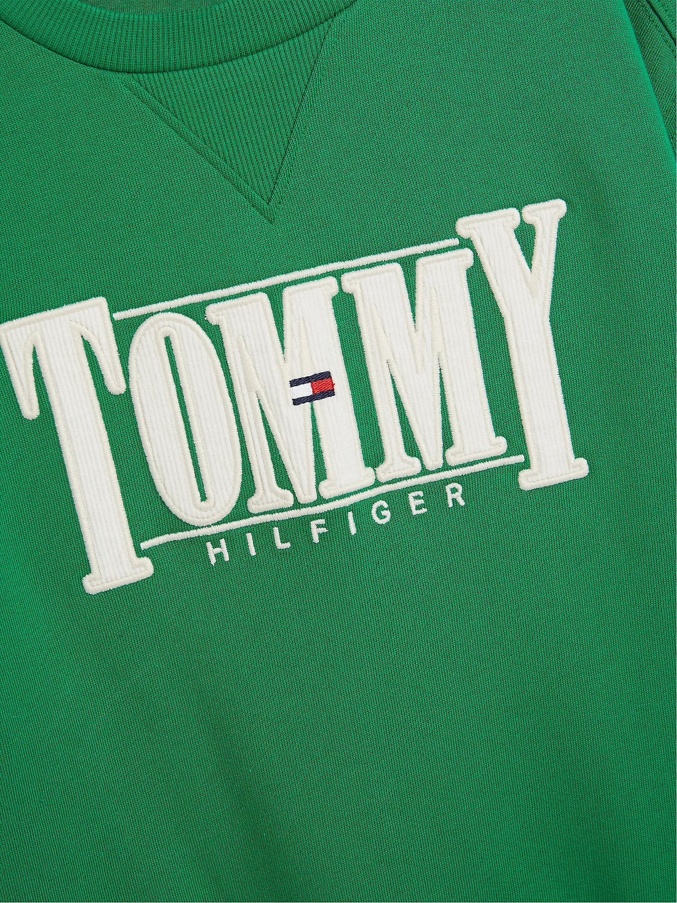 Camiseta Essential De Algodón Orgánico Niño Verde Tommy Hilfiger