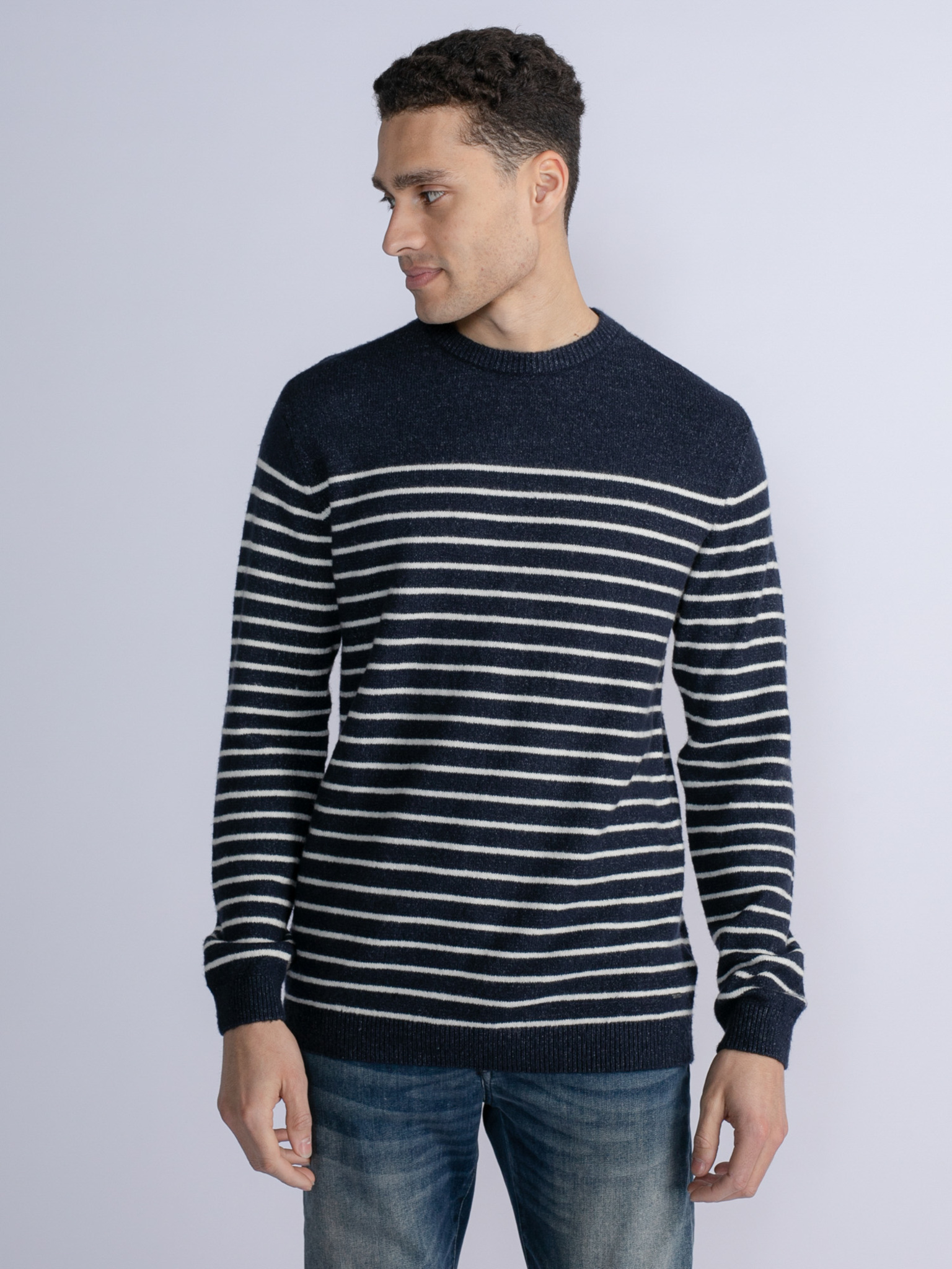 Sweater a rayas online hombre