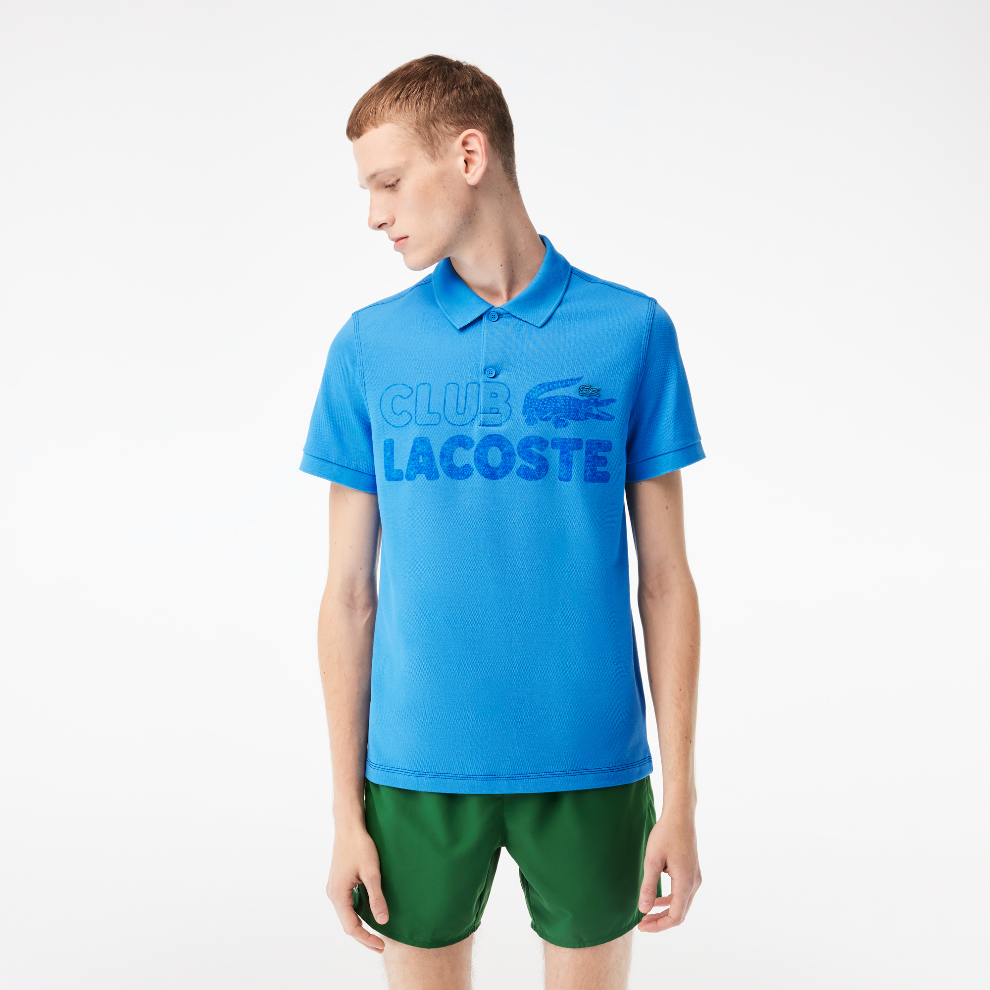 Polo lacoste estampado sale