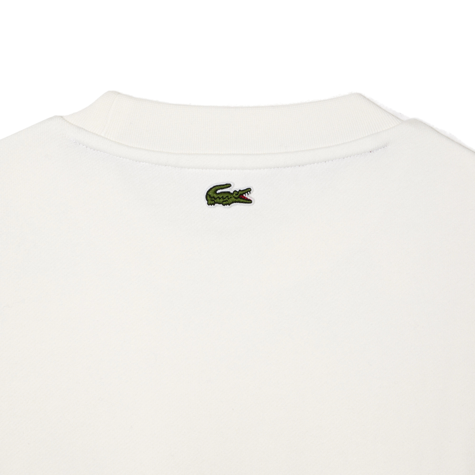 Camiseta Lacoste Blanca Con Degradé Para Hombre